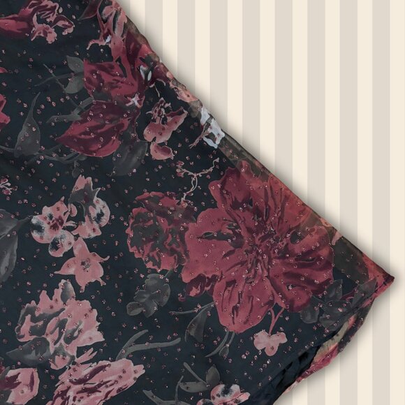 Vintage Fairweather floral dress with subtle sparkle detailing ✨ - Picture 4 of 6